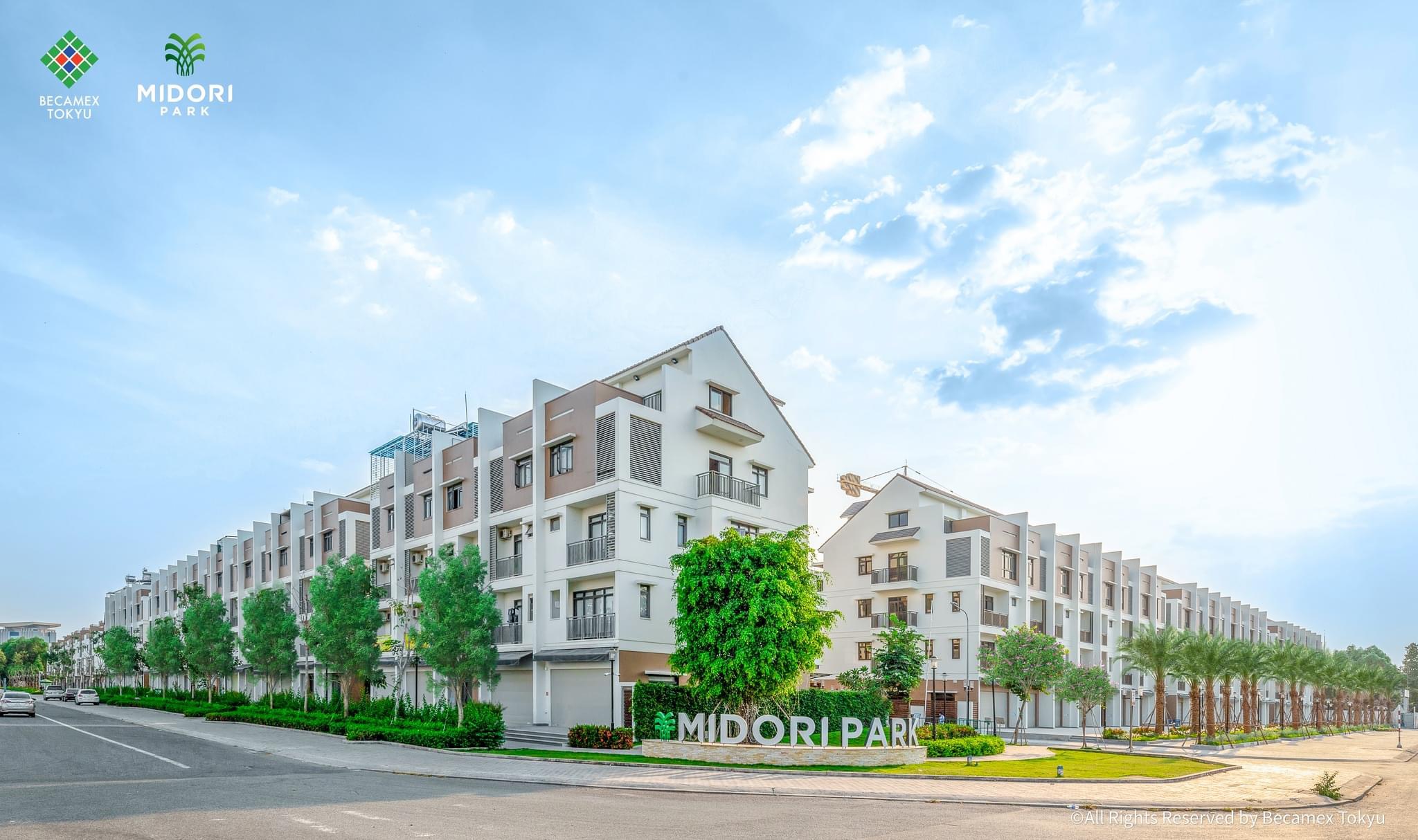 Khu nhà phố đầu tiên của Becamex Tokyu - MIDORI PARK HARUKA