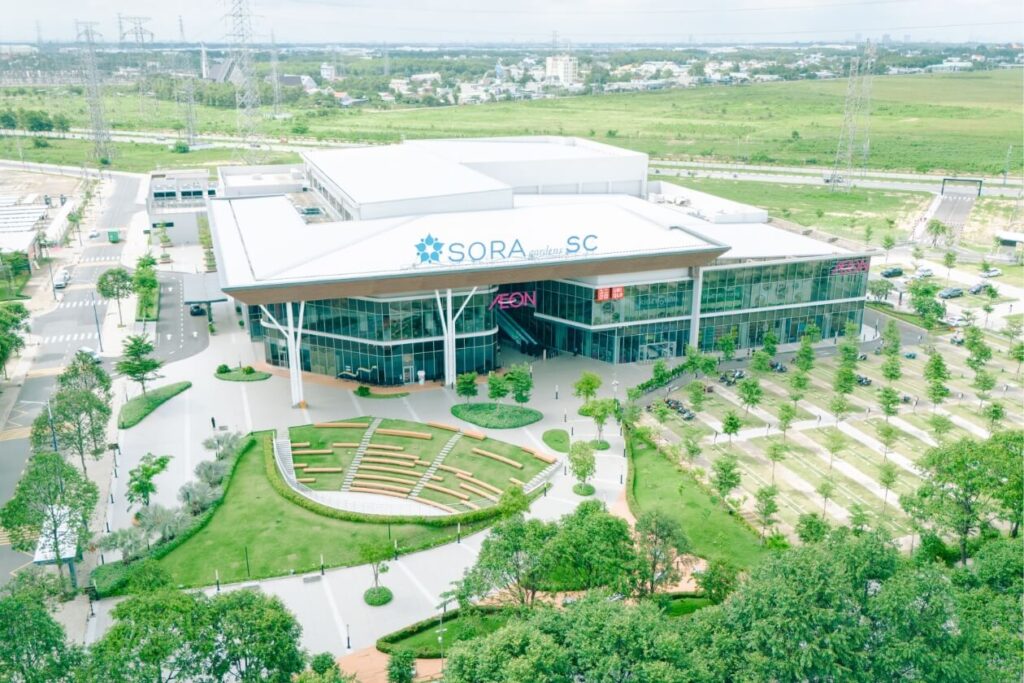 Trung tâm mua sắm SORA Gardens SC - AEON Thành Phố Mới