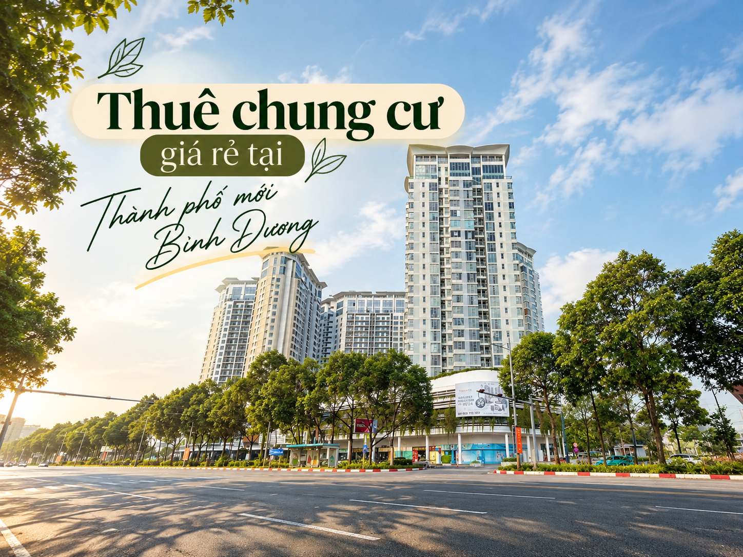 Thuê chung cư giá rẻ tại Thành phố mới Bình Dương